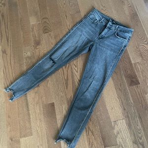 Zara grey skinny jeans